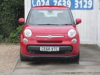 USED 2016 66 FIAT 500L 1.4 Pop Star MPV 5dr Petrol Manual Euro 6 (95 bhp) BLUETOOTH, FSH X9 SERVICES.