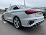 USED 2021 W AUDI S3 2.0 TFSI Saloon 4dr Petrol S Tronic quattro Euro 6 (s/s) (310 ps) * HUGE SPEC LIST * COMFORT + SOUND PACK * HEATED NAPPA LEATHER SEATS * B&O SOUND SYSTEM * REAR CAMERA * APPLE CARPLAY * 19