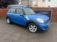 USED 2011 61 MINI COUNTRYMAN 1.6 One SUV 5dr Petrol Manual Euro 5 (s/s) (98 ps) Full Service History