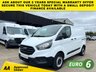 USED 2019 69 FORD TRANSIT CUSTOM 2.0 TDCI T300 LEADER ECOBLUE L1 H1 SWB LOW ROOF. 105BHP. 49K MILES. FINANCE. PX 1 OWNER EURO 6 ULEZ. LOW 49K MILES. FINANCE. PX.