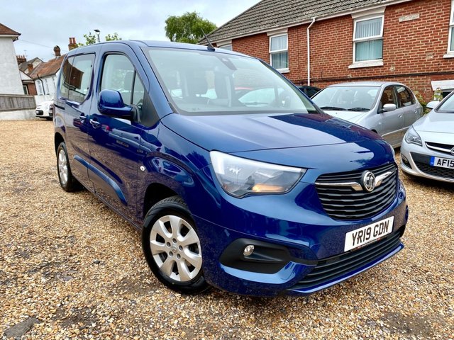 2019 19 VAUXHALL COMBO LIFE 1.2 Turbo GPF Energy MPV 5dr Petrol Manual Euro 6 (s/s) (7 Seat) (110 ps) CAMBELT DONE 80K/2025