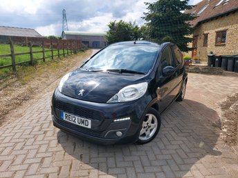 2012 PEUGEOT 107 1.0 12V Allure Hatchback 5dr Petrol Manual Euro 5 (68 ps) &pound;3189.00
