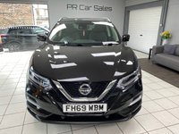 USED 2020 69 NISSAN QASHQAI 1.3 DIG-T Tekna SUV 5dr Petrol DCT Auto Euro 6 (s/s) (160 ps) PEARL BLACK / GRAPHITE PART LEATHER TRIM / PANORAMIC ROOF / DUAL ZONE CLIMATE / HEATED FRONT SEATS / ELECTRIC WINDOWS / POWERFOLD MIRRORS / INTELLIGENT CRUISE / SPEED LIMITER / 360 CAMERAS / FRONT-REAR SENSORS / SATNAV / DAB / CD / BLUETOOTH / BOSE / USB / PRIVACY GLASS / CARPET MATS / BOOT LINER / 19"ALLOY WHEELS / SERVICE HISTORY