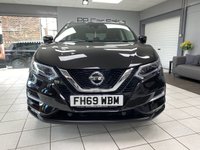 USED 2020 69 NISSAN QASHQAI 1.3 DIG-T Tekna SUV 5dr Petrol DCT Auto Euro 6 (s/s) (160 ps) PEARL BLACK / GRAPHITE PART LEATHER TRIM / PANORAMIC ROOF / DUAL ZONE CLIMATE / HEATED FRONT SEATS / ELECTRIC WINDOWS / POWERFOLD MIRRORS / INTELLIGENT CRUISE / SPEED LIMITER / 360 CAMERAS / FRONT-REAR SENSORS / SATNAV / DAB / CD / BLUETOOTH / BOSE / USB / PRIVACY GLASS / CARPET MATS / BOOT LINER / 19"ALLOY WHEELS / SERVICE HISTORY