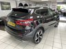 USED 2020 69 NISSAN QASHQAI 1.3 DIG-T Tekna SUV 5dr Petrol DCT Auto Euro 6 (s/s) (160 ps) PEARL BLACK / GRAPHITE PART LEATHER TRIM / PANORAMIC ROOF / DUAL ZONE CLIMATE / HEATED FRONT SEATS / ELECTRIC WINDOWS / POWERFOLD MIRRORS / INTELLIGENT CRUISE / SPEED LIMITER / 360 CAMERAS / FRONT-REAR SENSORS / SATNAV / DAB / CD / BLUETOOTH / BOSE / USB / PRIVACY GLASS / CARPET MATS / BOOT LINER / 19"ALLOY WHEELS / SERVICE HISTORY