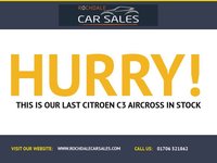 USED 2020 69 CITROEN C3 AIRCROSS 1.2 PureTech Flair SUV 5dr Petrol Manual 6 Spd Euro 6 (s/s) (110 ps) A truly stunning example of this very highly sought after family 5 door Ulez compliant petrol hatchback finished in Perla Nera Black complimented with 17" Diamond cut alloys .This vehicle comes with full service history and recent new clutch and comes equipped with rear parking sensors with reverse camera ,Dab stereo with usb inputs ,cruise control and speed limiter ,digital climate control .touch screen satellite navigation ,voice control system ,onboard computer, power folding mirrors plus all