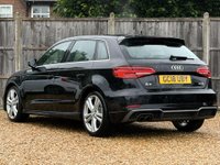 USED 2018 18 AUDI A3 2.0 A3 Sportback S Line TFSI 5dr Long MOT Sat Nav