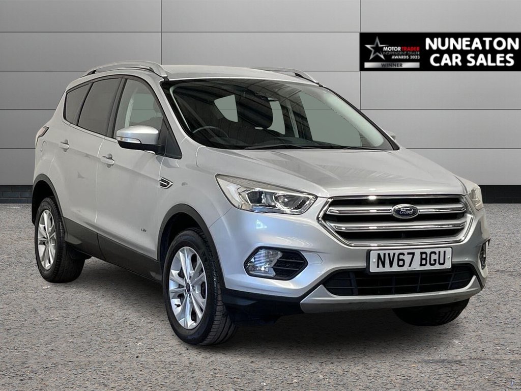 USED 2018 67 FORD KUGA 1.5T EcoBoost Titanium SUV 5dr Petrol Auto AWD Euro 6 (s/s) (182 ps) HALF LEATHER INTERIOR