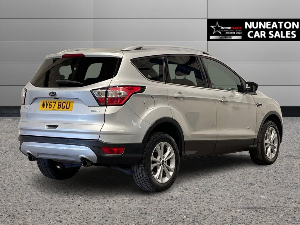 USED 2018 67 FORD KUGA 1.5T EcoBoost Titanium SUV 5dr Petrol Auto AWD Euro 6 (s/s) (182 ps) HALF LEATHER INTERIOR