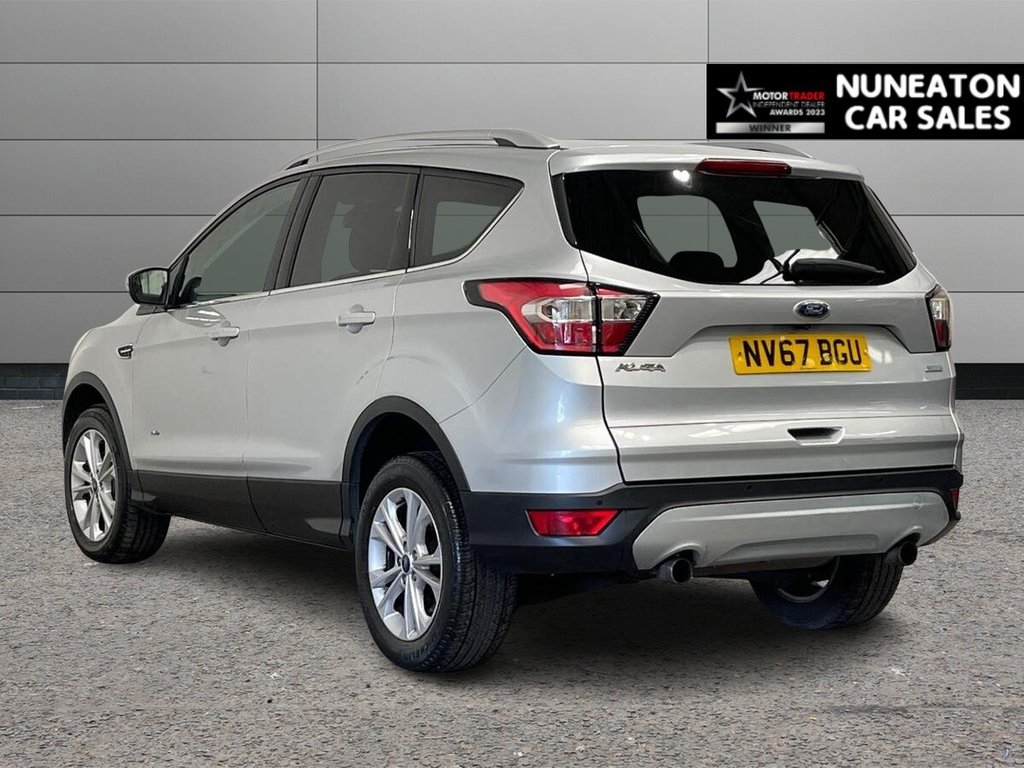 USED 2018 67 FORD KUGA 1.5T EcoBoost Titanium SUV 5dr Petrol Auto AWD Euro 6 (s/s) (182 ps) HALF LEATHER INTERIOR