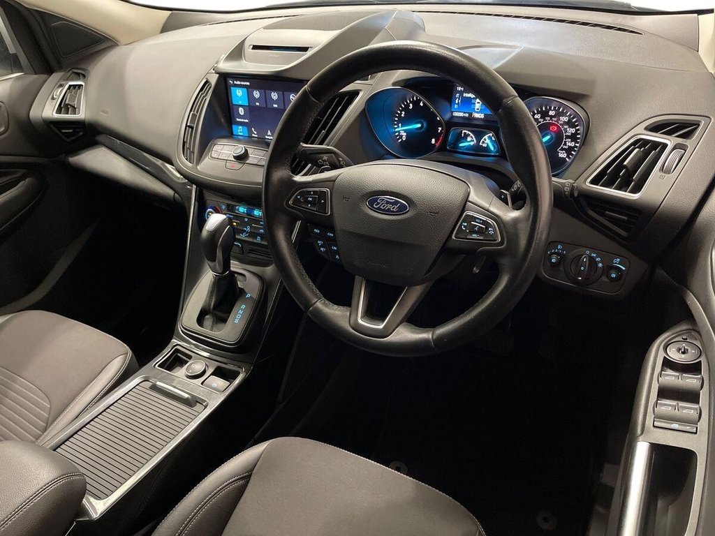 USED 2018 67 FORD KUGA 1.5T EcoBoost Titanium SUV 5dr Petrol Auto AWD Euro 6 (s/s) (182 ps) HALF LEATHER INTERIOR
