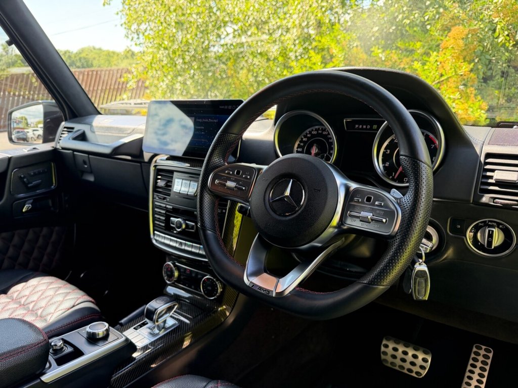 USED 2014 14 MERCEDES-BENZ G63 AMG 5.5 G63 V8 BiTurbo AMG SUV 5dr Petrol G-Tronic+ 4WD Euro 5 (s/s) (544 ps) 2019 FACELIFT UPGRADED INTERIOR FROZEN BLACK PAINTWORK 22 INCH ALLOY WHEELS UPGRADED TOUCHSCRREN INFOTAINMENT FSH