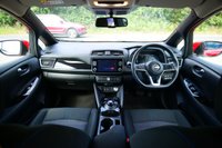 USED 2023 23 NISSAN LEAF 59kWh e+ N-Connecta Hatchback 5dr Electric Auto (217 ps) FLAME RED PAINTWORK + HEAT PACK + TECH PACK + APPLE CARPLAY