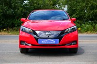 USED 2023 23 NISSAN LEAF 59kWh e+ N-Connecta Hatchback 5dr Electric Auto (217 ps) FLAME RED PAINTWORK + HEAT PACK + TECH PACK + APPLE CARPLAY