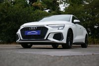 USED 2024 24 AUDI A3 1.0 TFSI 30 S line Saloon 4dr Petrol S Tronic Euro 6 (s/s) (110 ps) IBIS WHITE PAINTWORK + APPLE CARPLAY + REVERSE CAMERA