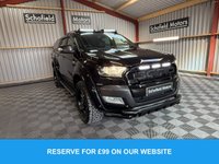 USED 2019 68 FORD RANGER 3.2 TDCi Wildtrak Pickup Double Cab 4dr Diesel Auto 4WD Euro 5 (200 ps) * CANOPY * LIGHT POD * WIDE ARCHES