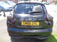 USED 2016 66 NISSAN JUKE 1.6 DIG-T Tekna SUV 5dr Petrol XTRON 4WD Euro 6 (190 ps) SAT NAV HEATED BLACK LEATHER STUNNING CAR 12 MONTHS MOT