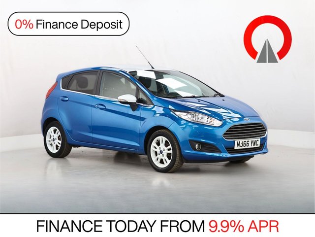 2016 FORD FIESTA 1.0T ECOBOOST ZETEC BLUE EDITION HATCHBACK 5DR PETROL MANUAL EURO 6 S... photo