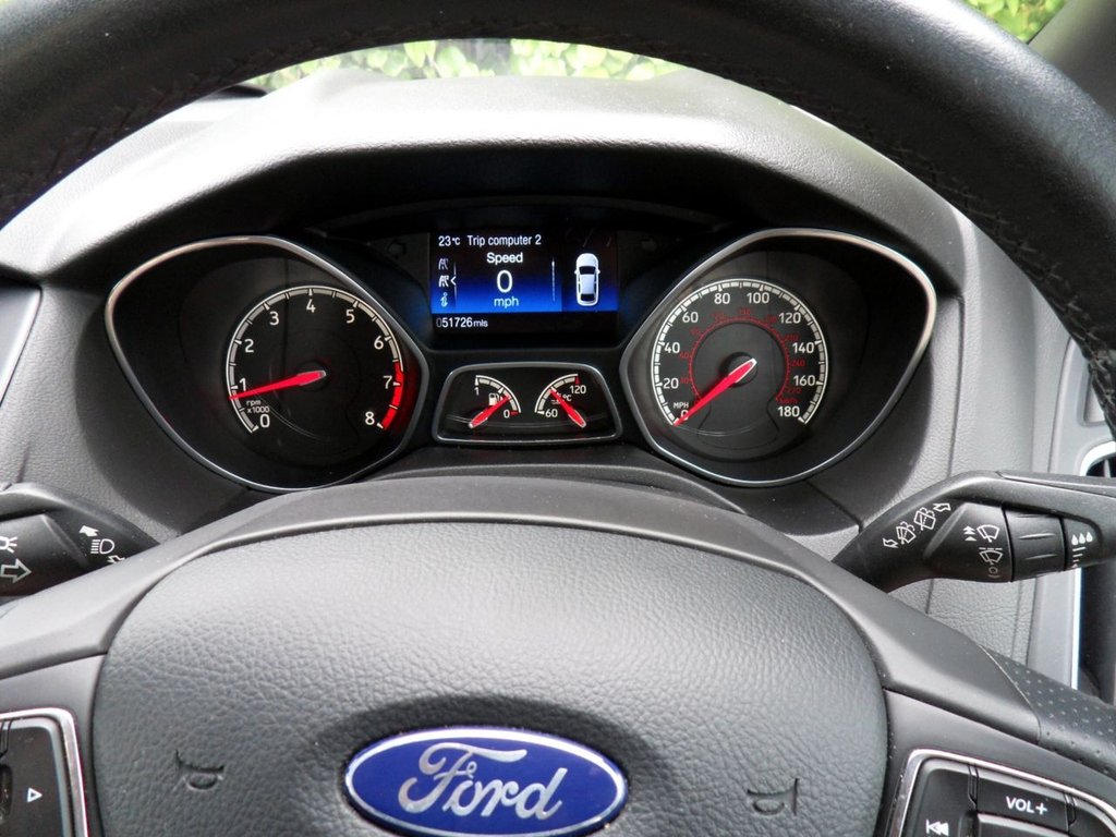 USED 2017 17 FORD FOCUS 2.0T EcoBoost ST-3 Hatchback 5dr Petrol Manual Euro 6 (s/s) (250 ps) FullHistory 10Services Rear Privacy