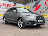 USED 2014 14 AUDI Q3 2.0 TDI S line Plus SUV 5dr Diesel S Tronic quattro Euro 5 (s/s) (177 ps) HUGE SPEC!!!