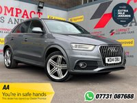 USED 2014 14 AUDI Q3 2.0 TDI S line Plus SUV 5dr Diesel S Tronic quattro Euro 5 (s/s) (177 ps) HUGE SPEC!!!