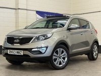 USED 2013 63 KIA SPORTAGE 1.7 CRDi EcoDynamics 3 Panoramic SUV 5 Door Diesel Manual 2WD Euro 5 (s/s) (114 bhp) PANORAMIC SUNROOF HEATED LEATHER