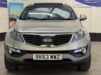 USED 2013 63 KIA SPORTAGE 1.7 CRDi EcoDynamics 3 Panoramic SUV 5 Door Diesel Manual 2WD Euro 5 (s/s) (114 bhp) PANORAMIC SUNROOF HEATED LEATHER