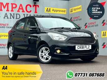 2018 FORD KA+ 1.2 Ti-VCT Zetec Hatchback 5dr Petrol Manual Euro 6 (85 ps) &pound;6995.00