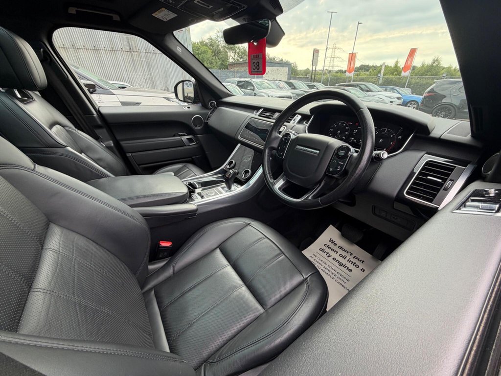 USED 2018 18 LAND ROVER RANGE ROVER SPORT 3.0 SD V6 HSE Auto 4WD Euro 6 (s/s) 5dr PAN ROOF|BLACK LEATHER