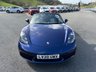 USED 2020 20 PORSCHE 718 BOXSTER 2.0T Convertible PDK Auto Euro 6 (s/s) (300 ps) Gentian Blue with Black & Crayon two tone leather, only 16,000 miles recently serviced