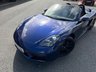 USED 2020 20 PORSCHE 718 BOXSTER 2.0T Convertible PDK Auto Euro 6 (s/s) (300 ps) Gentian Blue with Black & Crayon two tone leather, only 16,000 miles recently serviced