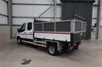 USED 2017 67 FORD TRANSIT 350 2.0 ECOBLUE 130PS DOUBLE CAB HIGH SIDED TIPPER - NO VAT 