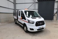 USED 2017 67 FORD TRANSIT 350 2.0 ECOBLUE 130PS DOUBLE CAB HIGH SIDED TIPPER - NO VAT 