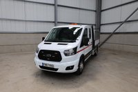 USED 2017 67 FORD TRANSIT 350 2.0 ECOBLUE 130PS DOUBLE CAB HIGH SIDED TIPPER - NO VAT 