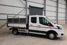 USED 2017 67 FORD TRANSIT 350 2.0 ECOBLUE 130PS DOUBLE CAB HIGH SIDED TIPPER - NO VAT 