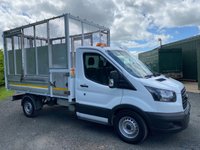 USED 2018 68 FORD TRANSIT 2.0 350 ECOBLUE CAGED TIPPER L2 MEDIUM WHEEL BASE (130 BHP) 