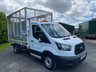 USED 2018 68 FORD TRANSIT 2.0 350 ECOBLUE CAGED TIPPER L2 MEDIUM WHEEL BASE (130 BHP) 