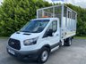 USED 2018 68 FORD TRANSIT 2.0 350 ECOBLUE CAGED TIPPER L2 MEDIUM WHEEL BASE (130 BHP) 