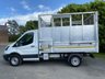 USED 2018 68 FORD TRANSIT 2.0 350 ECOBLUE CAGED TIPPER L2 MEDIUM WHEEL BASE (130 BHP) 