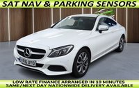USED 2016 16 MERCEDES-BENZ C-CLASS 2.0 C300 Sport Coupe 2dr Petrol 7G-Tronic+ Euro 6 (s/s) (245 ps) +++SAME DAY/NEXT DAY DELIVERY AVAILABLE+++