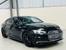 USED 2019 19 AUDI A5 2.0 TDI 40 S line Sportback 5dr Diesel S Tronic Euro 6 (s/s) (190 ps) Black with Black Leather/Alcantara Interior | Bluetooth Media | Sat Nav | ULEZ OK