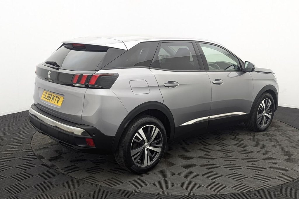 USED 2018 18 PEUGEOT 3008 1.2 PureTech Allure SUV 5dr Petrol Manual Euro 6 (s/s) (130 ps) Car Play, Sat Nav, Camera