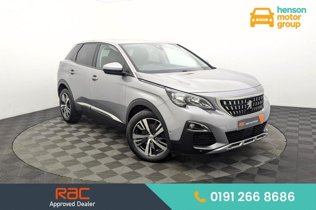 USED 2018 18 PEUGEOT 3008 1.2 PureTech Allure SUV 5dr Petrol Manual Euro 6 (s/s) (130 ps) Car Play, Sat Nav, Camera