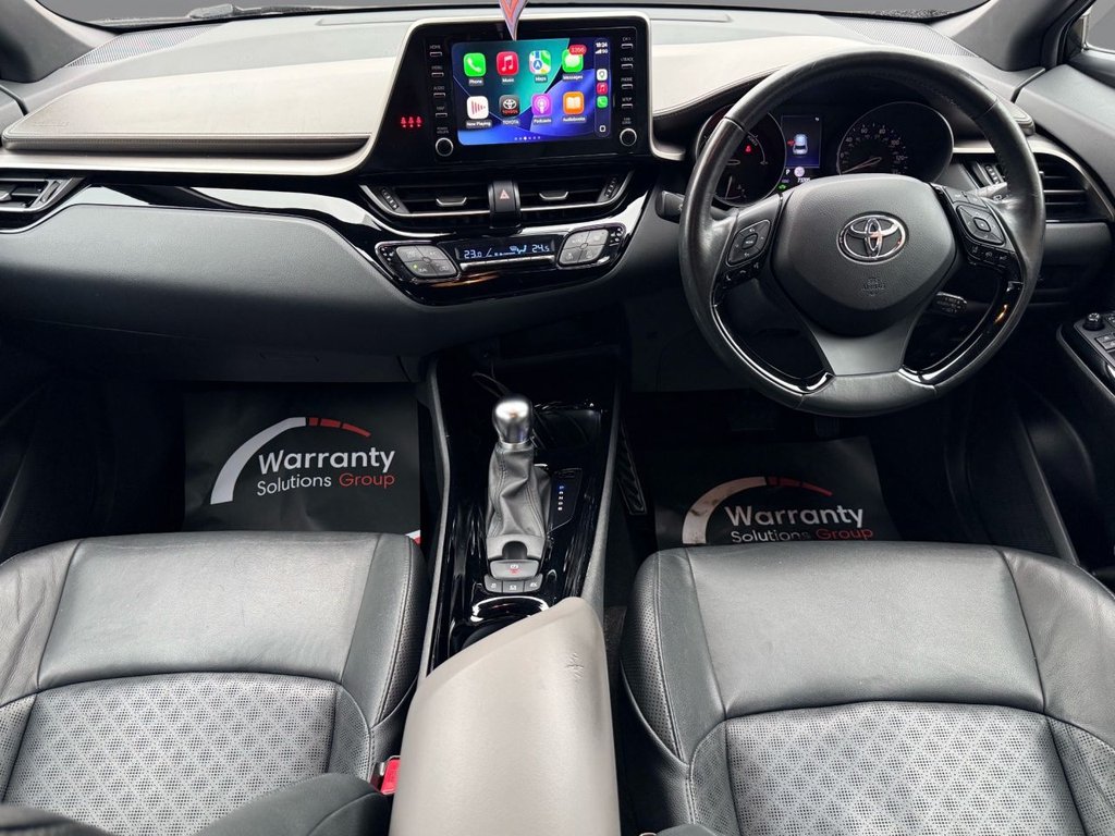 USED 2020 20 TOYOTA C-HR 1.8 VVT-h Excel SUV 5dr Petrol Hybrid CVT Euro 6 (s/s) (122 ps) APP CARPLAY+FULL LEATHER+R/CAM+NAV