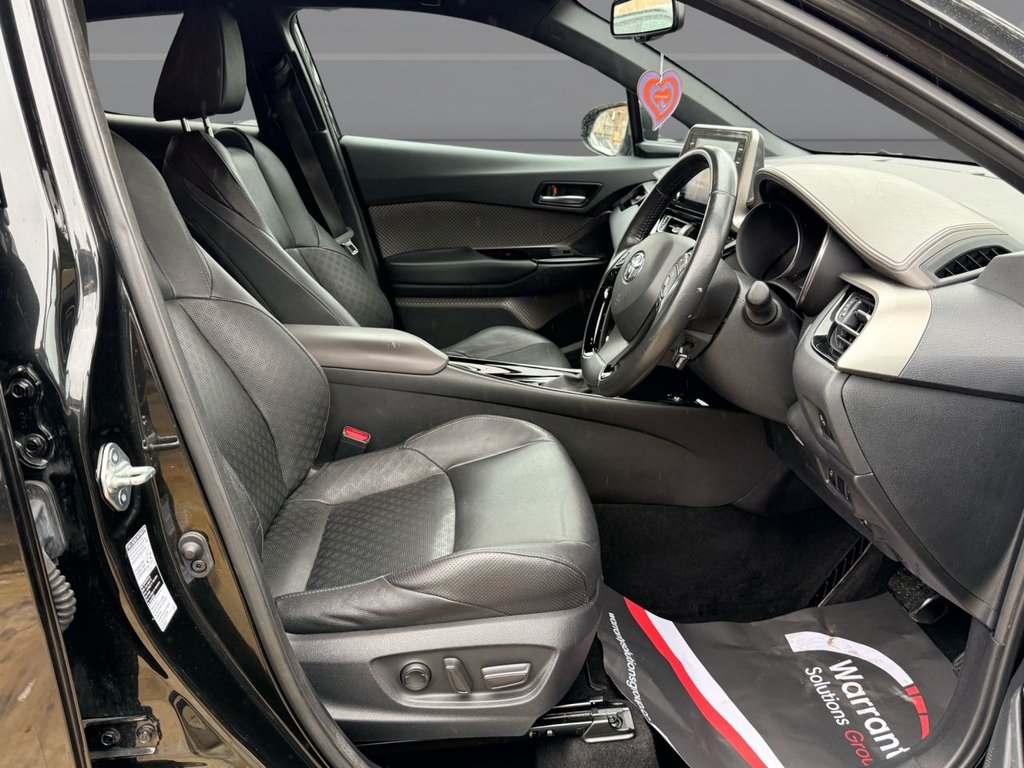 USED 2020 20 TOYOTA C-HR 1.8 VVT-h Excel SUV 5dr Petrol Hybrid CVT Euro 6 (s/s) (122 ps) APP CARPLAY+FULL LEATHER+R/CAM+NAV