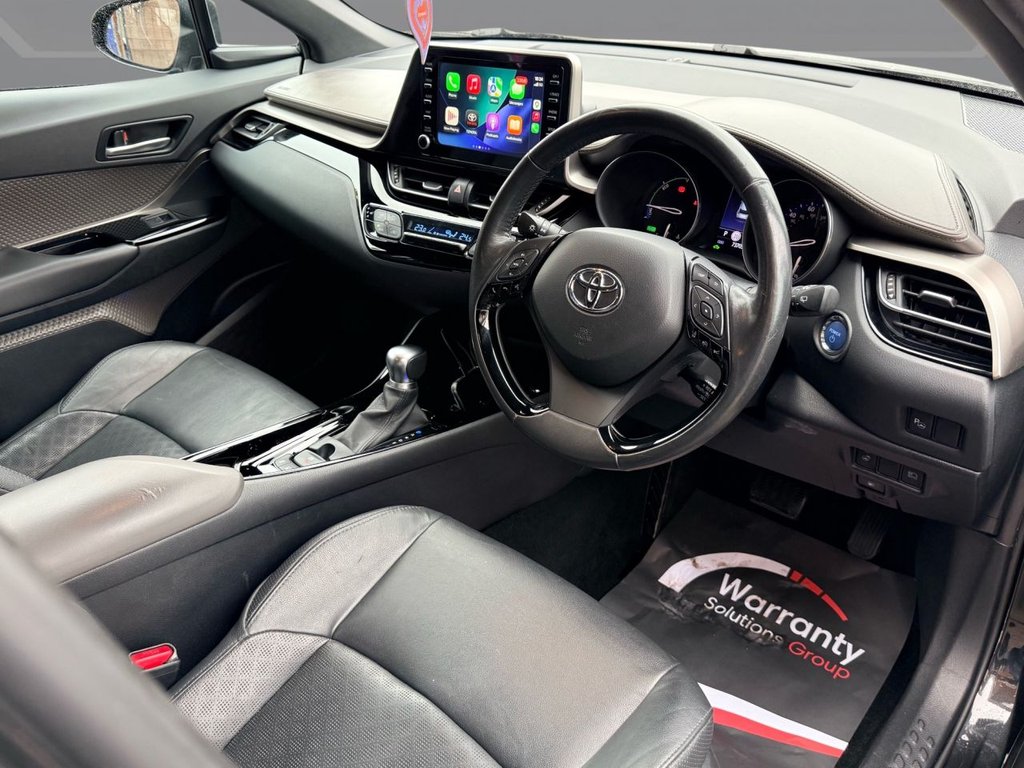 USED 2020 20 TOYOTA C-HR 1.8 VVT-h Excel SUV 5dr Petrol Hybrid CVT Euro 6 (s/s) (122 ps) APP CARPLAY+FULL LEATHER+R/CAM+NAV