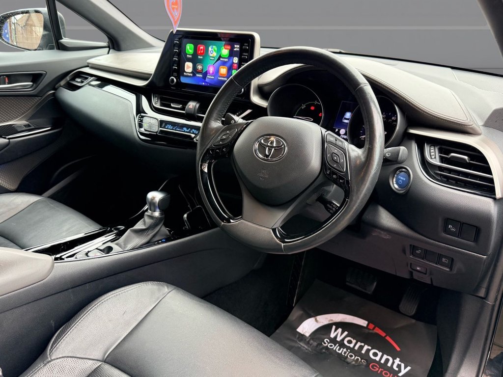USED 2020 20 TOYOTA C-HR 1.8 VVT-h Excel SUV 5dr Petrol Hybrid CVT Euro 6 (s/s) (122 ps) APP CARPLAY+FULL LEATHER+R/CAM+NAV