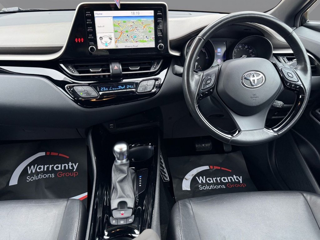 USED 2020 20 TOYOTA C-HR 1.8 VVT-h Excel SUV 5dr Petrol Hybrid CVT Euro 6 (s/s) (122 ps) APP CARPLAY+FULL LEATHER+R/CAM+NAV
