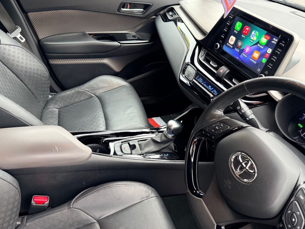 USED 2020 20 TOYOTA C-HR 1.8 VVT-h Excel SUV 5dr Petrol Hybrid CVT Euro 6 (s/s) (122 ps) APP CARPLAY+FULL LEATHER+R/CAM+NAV