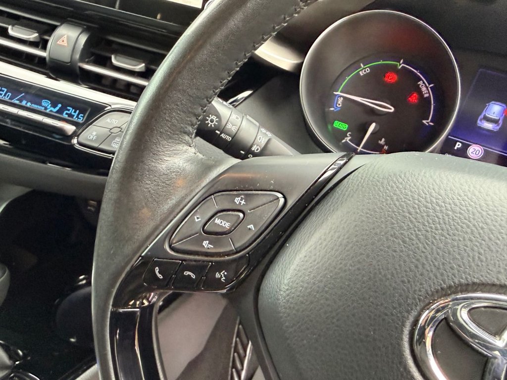USED 2020 20 TOYOTA C-HR 1.8 VVT-h Excel SUV 5dr Petrol Hybrid CVT Euro 6 (s/s) (122 ps) APP CARPLAY+FULL LEATHER+R/CAM+NAV